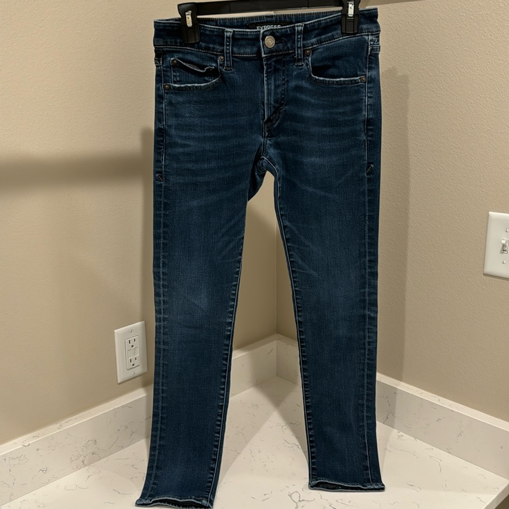 Express men’s stretch skinny jeans size 28x30 great condition